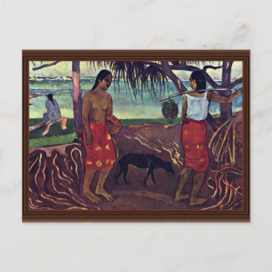 I raro Te Oviri door Gauguin Paul (beste kwaliteit Briefkaart