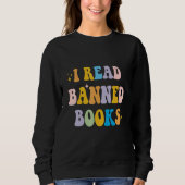I Read Banned Books Costume Week Librarian Reader Trui (Voorkant)