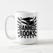 I Read Banned Books Koffiemok (Links)