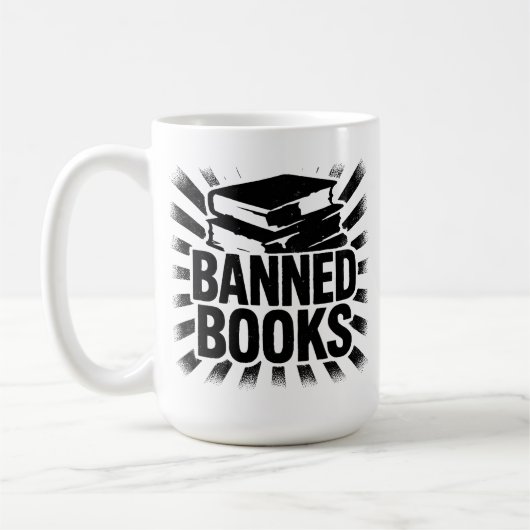 I Read Banned Books Koffiemok (Links)
