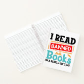 I Read Banned Books Librarian Reader Notitieboek (Binnen)