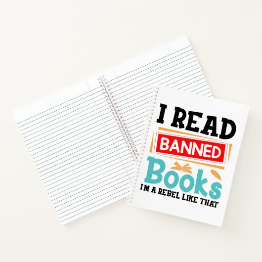 I Read Banned Books Librarian Reader Notitieboek (Binnen)
