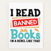 I Read Banned Books Librarian Reader Planner (Voorkant)