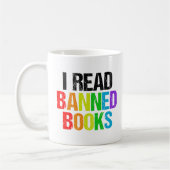 I Read Banned Books Rainbow Koffiemok (Links)