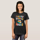 I Read Banned Books Reader Bookworm 1 T-shirt (Voorkant volledig)
