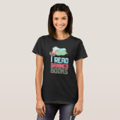 I Read Banned Books Reader Bookworm 5 T-shirt (Voorkant volledig)