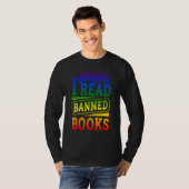I Read Banned Books Reading Library 1 T-shirt (Voorkant volledig)