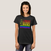 I Read Banned Books Reading Library 2 T-shirt (Voorkant volledig)