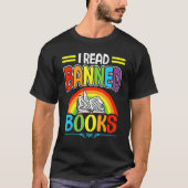 I Read Banned Books Reading Library 5 T-shirt (Voorkant)