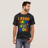 I Read Banned Books Reading Library 9 T-shirt (Voorkant volledig)