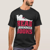 I Read Banned Books T-shirt (Voorkant)