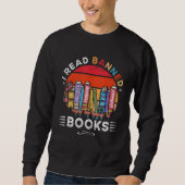 I Read Banned Books Week Librarian Freedom Reader Trui (Voorkant)