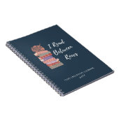 I Read Between Rows Crochet Knitting Book Lover Notitieboek (Rechterzijde)