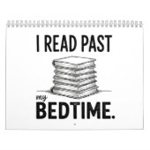 I Read Past My Bedtime – Funny Bookworm Kalender (Hoes)