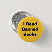I ReadBannedBooks Ronde Button 3,2 Cm (Voorkant /achterkant)