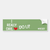 I Really Care automagneet Bumpersticker (Voorkant)