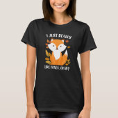 I really like foxes fox children  1 t-shirt (Voorkant)