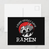 I really love ramen briefkaart (Voorkant / Achterkant)