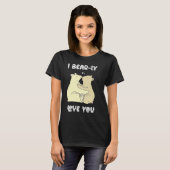 I Really Love You Cute Lovely Bears Romantic Valen T-shirt (Voorkant volledig)