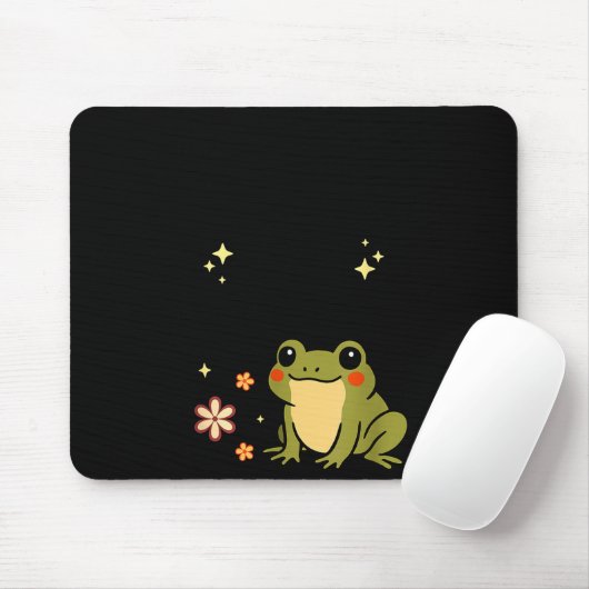 I Refuse To Lose My Whimsy – Cute Frog Quote Funny Muismat (Met muis)