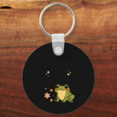 I Refuse To Lose My Whimsy – Cute Frog Quote Funny Sleutelhanger (Voorkant)