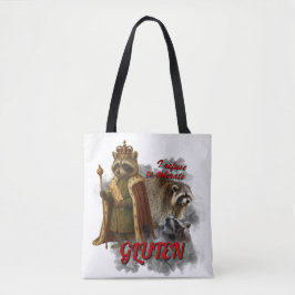 I Refuse To Tolerate Gluten funny meme bag Tote Bag