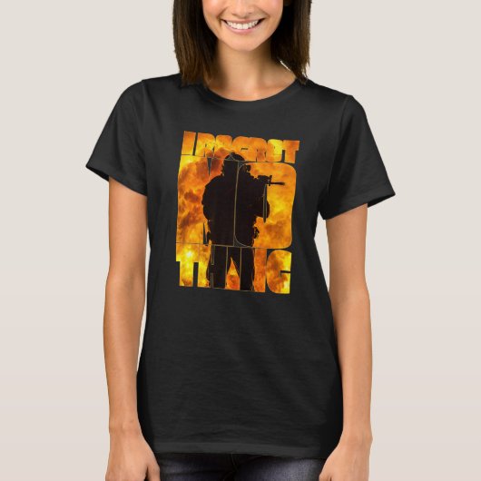 I Regret Nothing Military Soldier Premium_2 T-shirt (Voorkant)