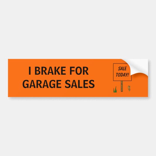 I REM FOR GARAGE SALW - bumpersticker (Voorkant)
