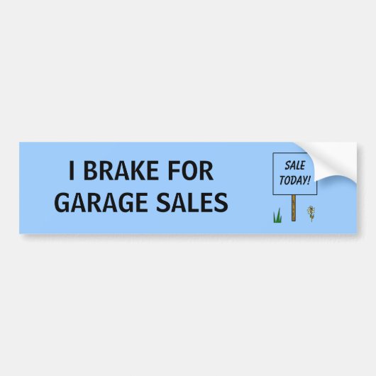 I REM FOR GARAGE SALW - bumpersticker (Voorkant)
