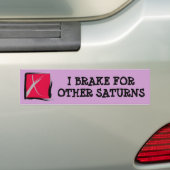I REM FOR other SATURNS Bumpersticker (Op auto)
