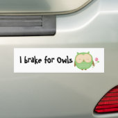 I rem for Owls Bumpersticker (Op auto)