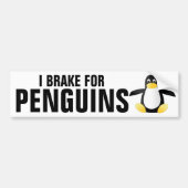 I REM FOR PENGUINES BUMPERSTICKER (Voorkant)