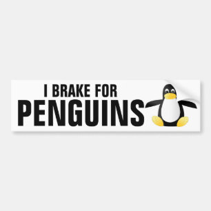 I REM FOR PENGUINES BUMPERSTICKER