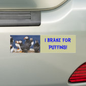 I rem op de Puffins bumper sticker (Op auto)