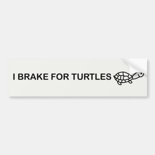 I rem op de turtle bumper sticker (Voorkant)