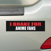 I Rem voor Anime Fans Bumpersticker (Op auto)