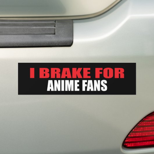 I Rem voor Anime Fans Bumpersticker (Op auto)