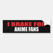 I Rem voor Anime Fans Bumpersticker (Voorkant)