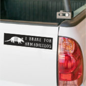 I Rem voor Armadillos-Bumpersticker Bumpersticker (Op Truck)