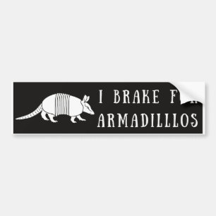 I Rem voor Armadillos-Bumpersticker Bumpersticker