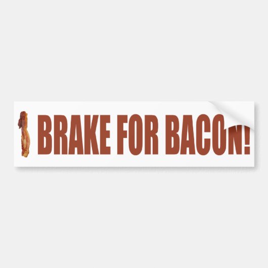 I Rem voor Bacon Bumpersticker (Voorkant)