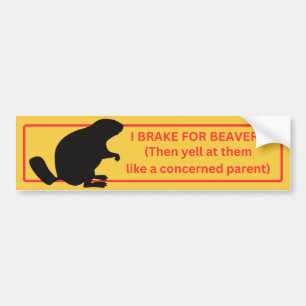 I Rem voor Beavers Bumpersticker