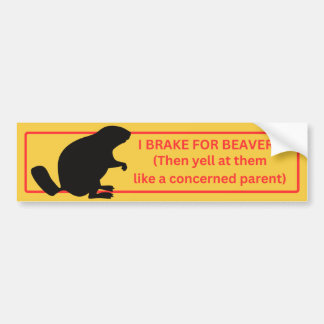 I Rem voor Beavers Bumpersticker