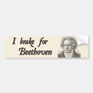 I Rem voor Beethoven Bumpersticker