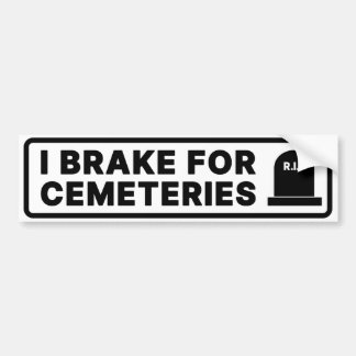 I Rem voor begraafplaatsen Bumpersticker