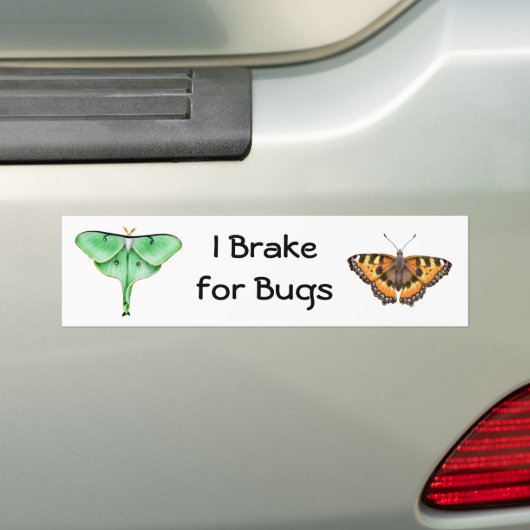 I Rem voor bugs Bumpersticker (Op auto)