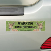 I Rem voor bumper voor wilde dieren Bumpersticker (Op auto)
