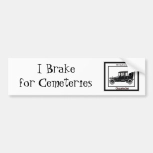 I Rem voor Bumpersticker van begraafplaatsen