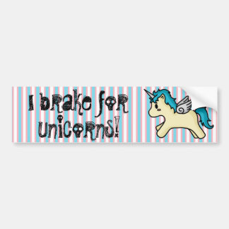 I Rem voor Bumpersticker van de Unicorns