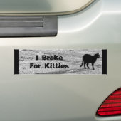 I Rem voor Bumpersticker van Katten (Op auto)